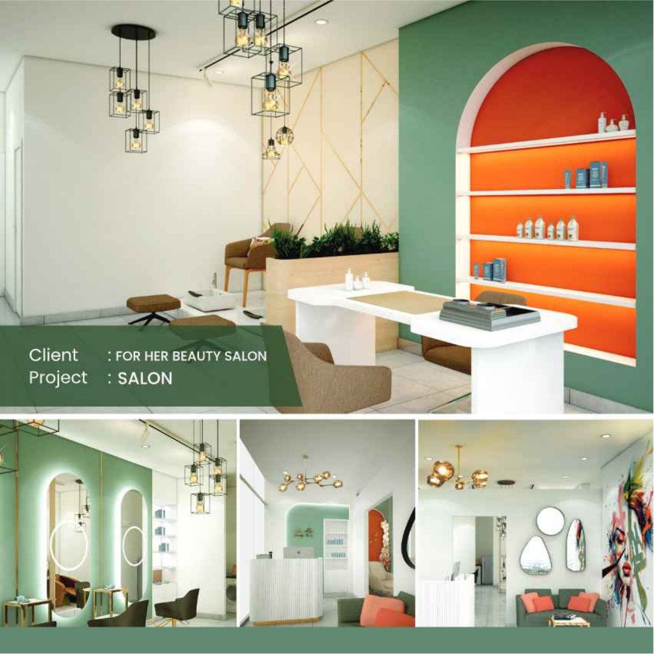 For Her Beauty Salon project image by Line and Space