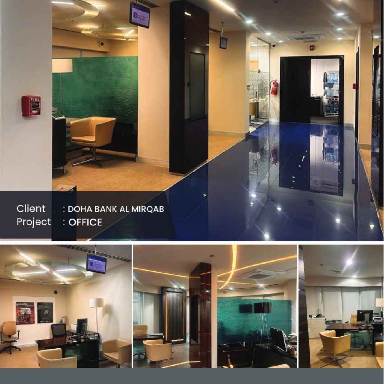 Doha Bank Al Mirqab project image by Line and Space