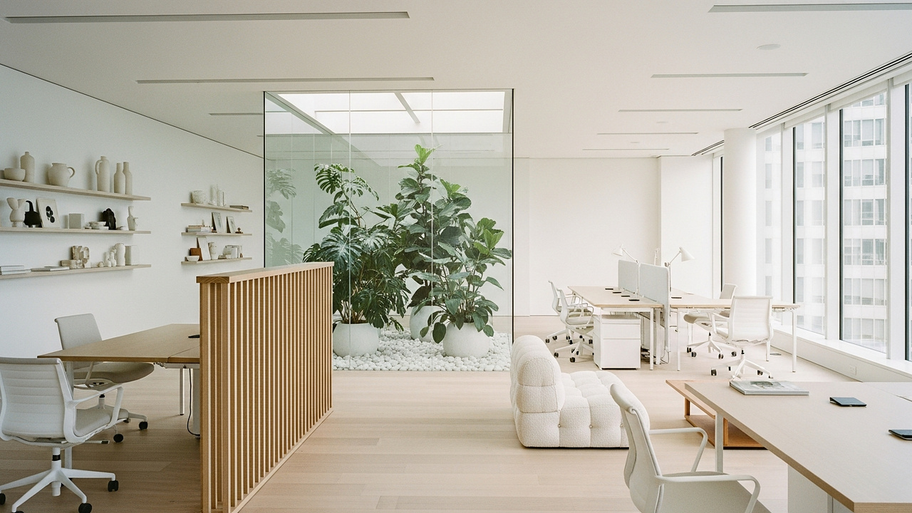 Modern commercial interior project in Qatar